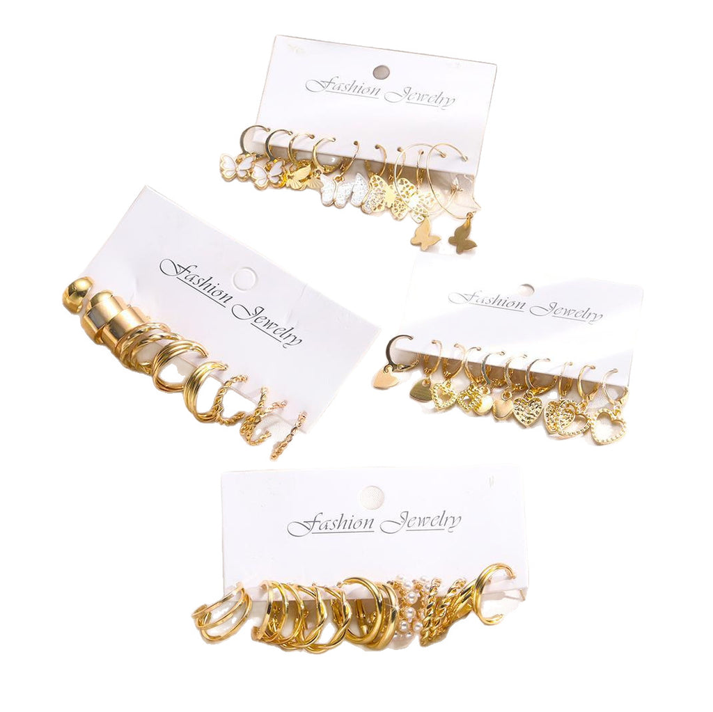 Damen Ohrringe Set mit vielseitigen Designs und eleganten Oberflächen Shop Nory
