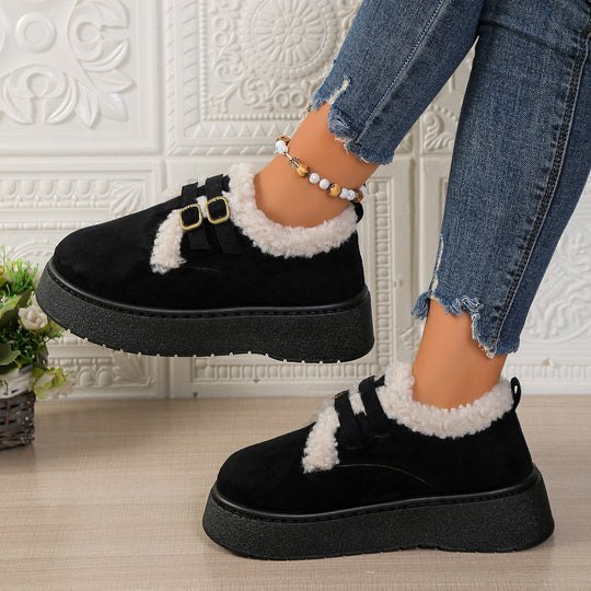 Damen Gefütterte Schnür‑Sneaker mit Kunstfellfutter und Plateau‑Sohle Shop Nory