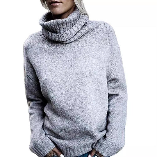 Damen Oversize-Kuschel-Rollkragenpullover aus Feinstrick Shop Nory