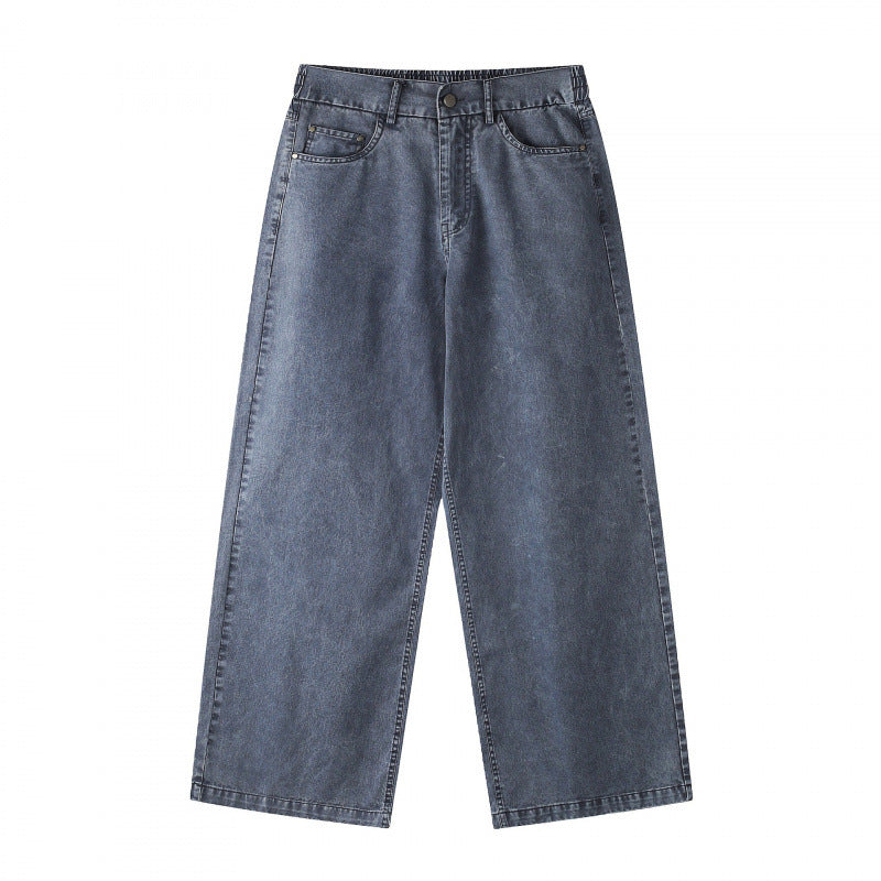 Damen Weite Cropped-Jeanshose Shop Nory