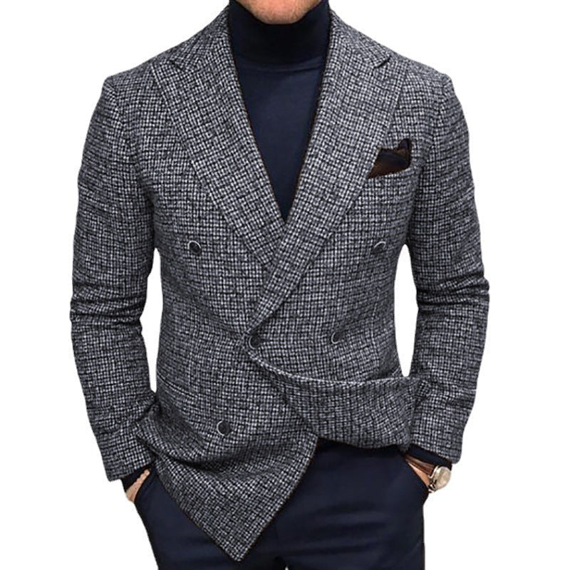 Herren eleganter doppelt gefütterter Blazer