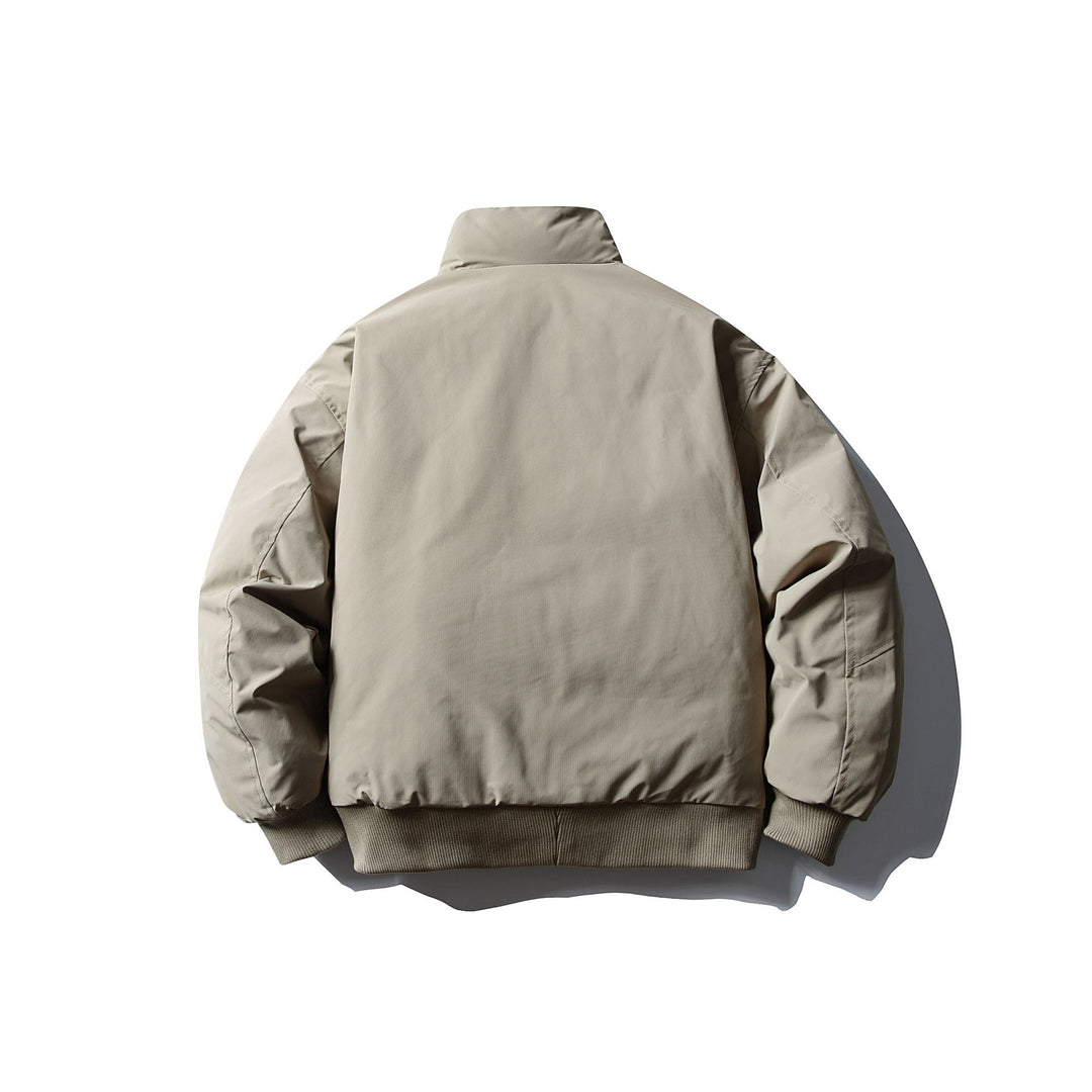 Herren Kurzboxy Thermo-Bomberjacke mit geometrischer Steppung und hohem Stehkragen Shop Nory