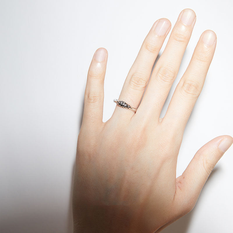 Damen Offener Ring mit strukturiertem Design Shop Nory