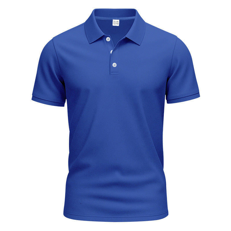 Herren nan atmungsaktives Piqué Poloshirt Kurzarm mit Knopfleiste Shopnory