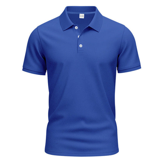 Herren nan atmungsaktives Piqué Poloshirt Kurzarm mit Knopfleiste Shopnory