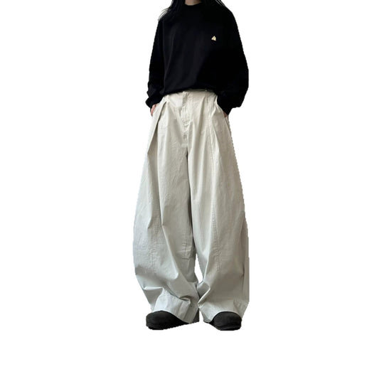 Damen Weitgeschnittene Chino-Hose Shop Nory