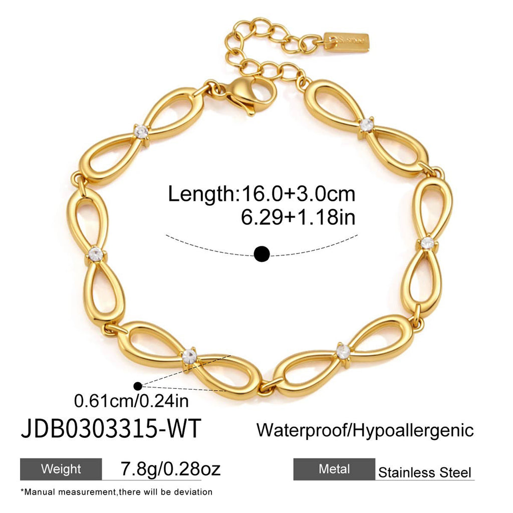 Damen Armband mit funkelnden Kristallen und elegantem Design Shop Nory