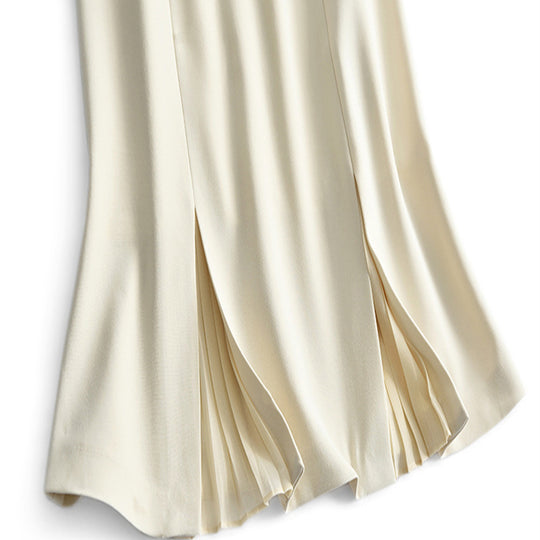 Damen Elegant geschnittener Midirock mit Raffungen Shop Nory