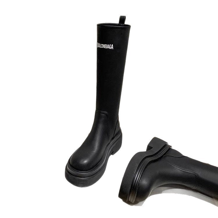 Damen Strapazierfähige und modische Stiefel mit hohem Schaft