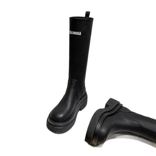 Damen Strapazierfähige und modische Stiefel mit hohem Schaft