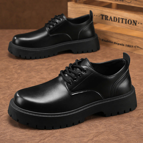 Herren Schnürschuhe mit robustem Sohle und schickem Design