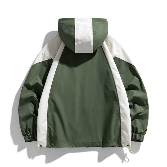 Herren Sportliche Kapuzenjacke mit Gesteppter Außenschicht Shop Nory