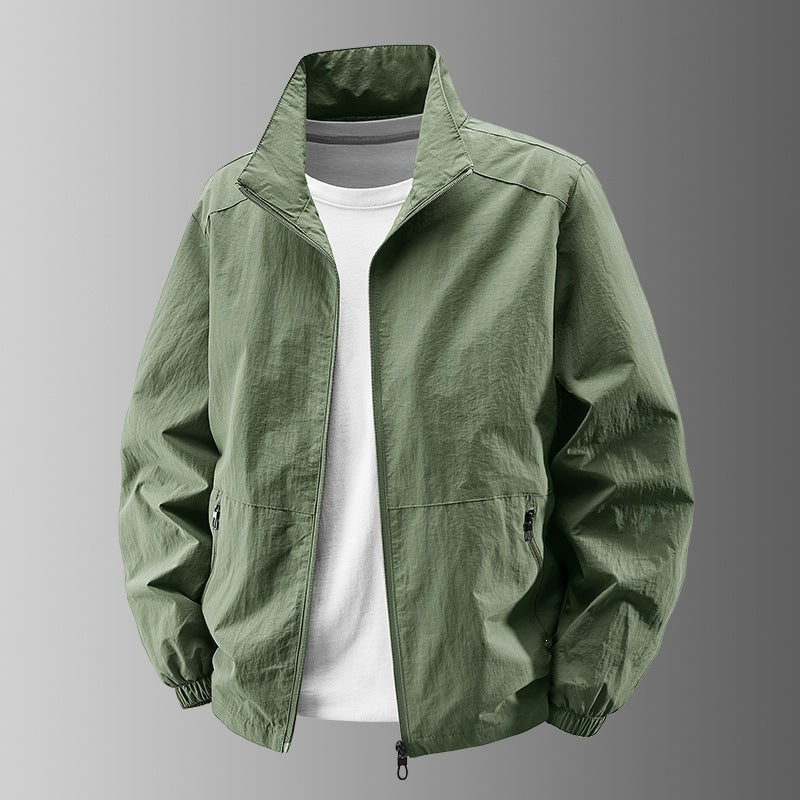 Herren Ultralight Technical Blousonjacke mit elastischen Bündchen, verdeckten Reißverschlusstaschen & atmungsaktivem Nylonmix Shop Nory