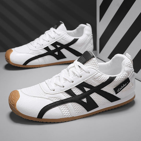 Unisex Retro-Laufsneaker mit atmungsaktivem Mesh und rutschfester Gummilaufsohle Shopy Nory