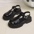Damen komfortable Riemensandalen mit modischer Schnallenverzierung