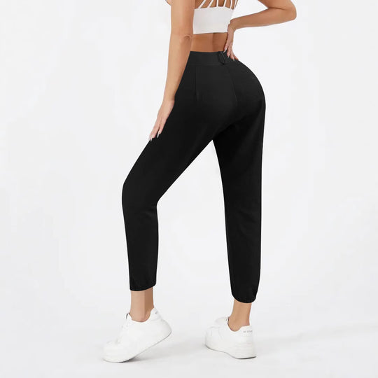 Damen Hochtaillierte Chino-Hose mit schmalem Knöchel-Bündchen Shop Nory