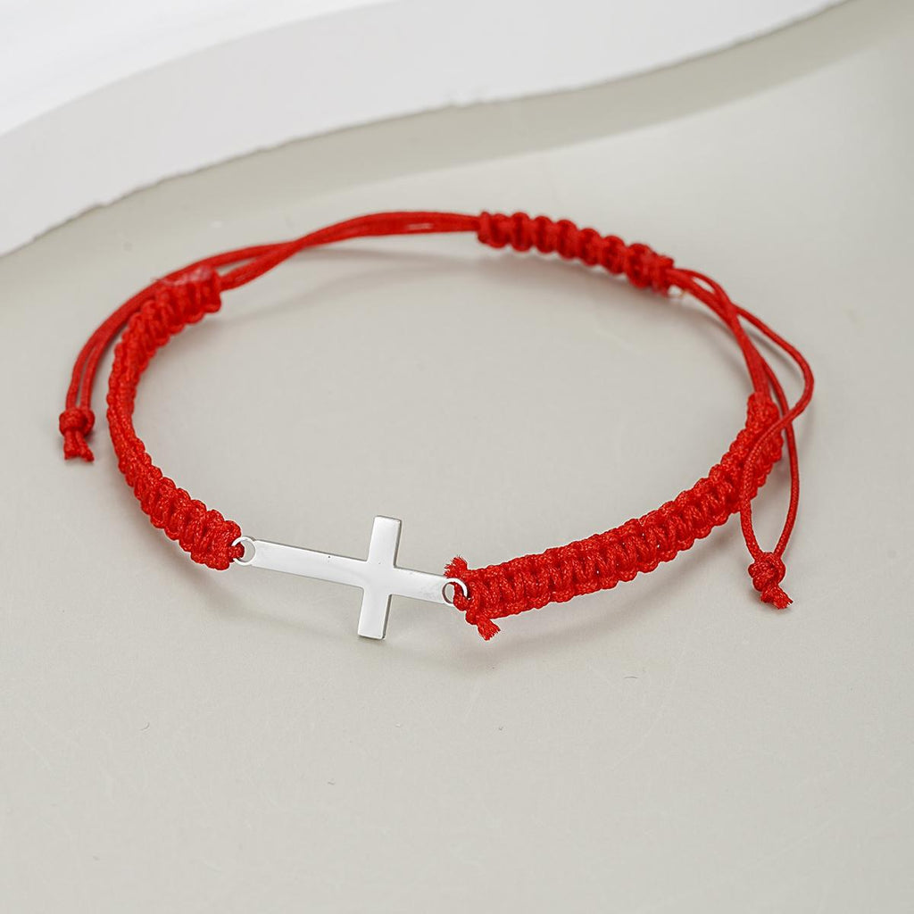 Damenarmband mit filigranem Kreuz-Anhänger und hochwertiger Kette Shop Nory