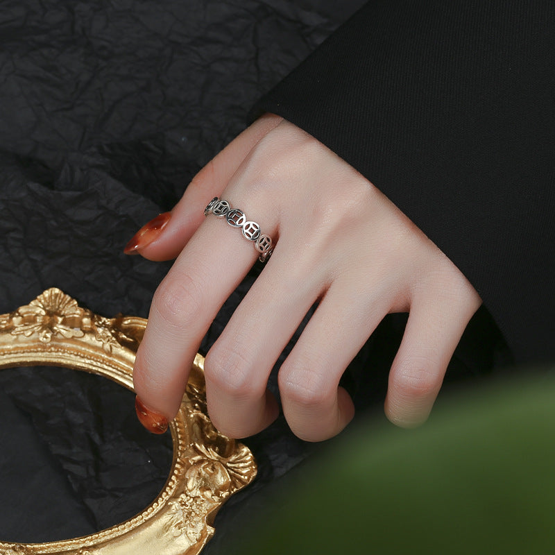 Damen Ring mit modernem, skulpturalem Design Shop Nory