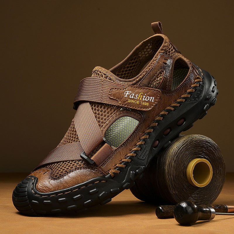 Herren Atmungsaktive Sport-Sandalen mit verstellbarem Riemensystem