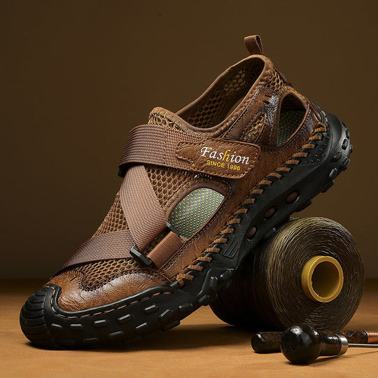 Herren Atmungsaktive Sport-Sandalen mit verstellbarem Riemensystem