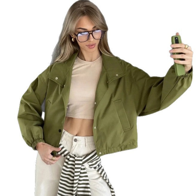 Damen Modische Oversized Jacke
