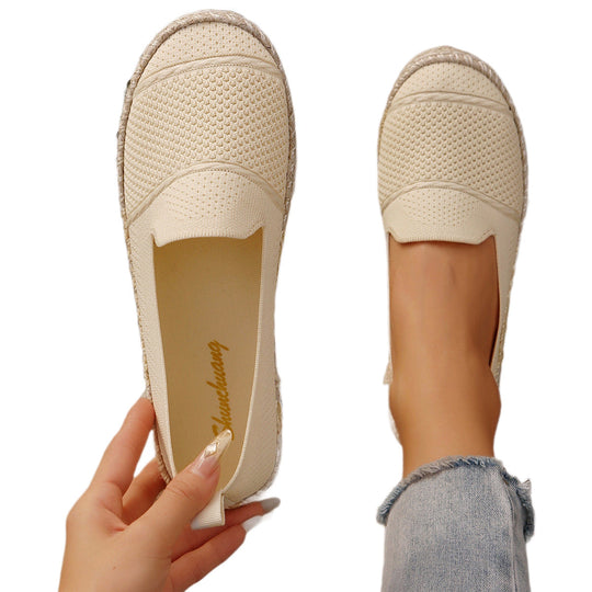Damen Espadrilles mit atmungsaktivem Netzdesign und flexibler Sohle