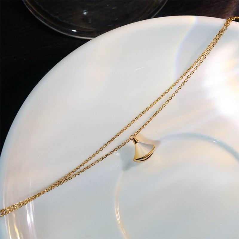 Damen elegante Halskette mit feinem Perlenschmuck Shop Nory