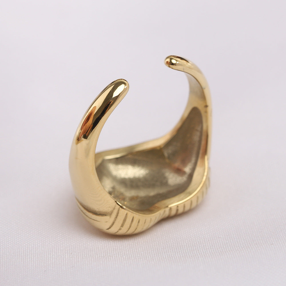 Damen Ring im modernen Herzdesign mit elegantem Glanz Shop Nory