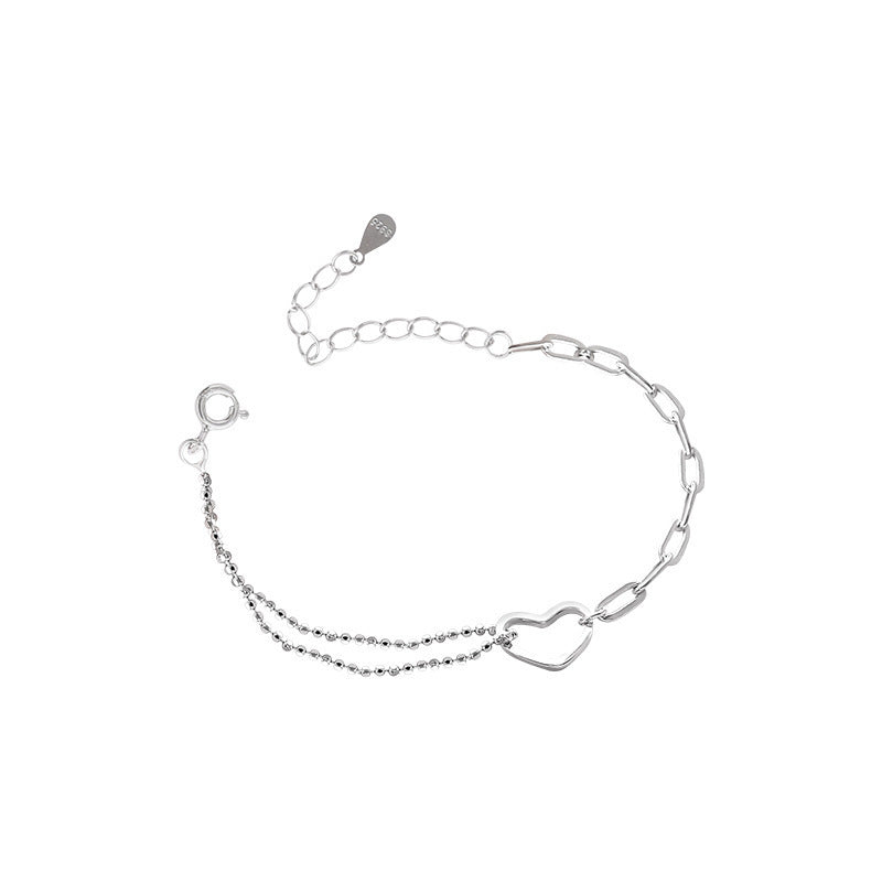 Damen Armkette mit zartem Herz-Design und eleganter Kettenstruktur Shop Nory