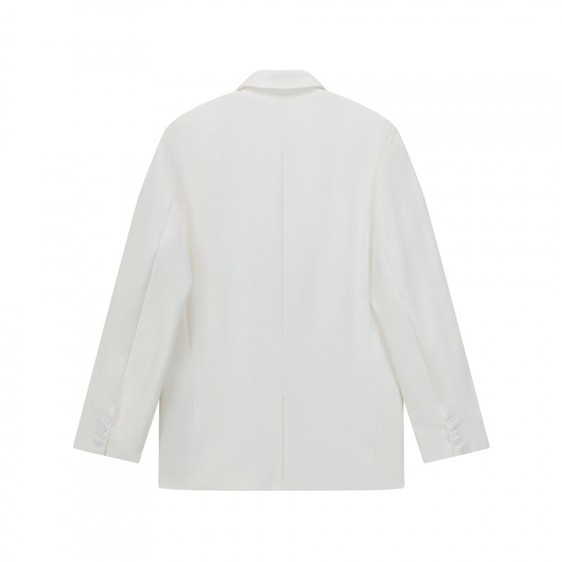 Unisex Kastenförmiges Oversize-Sakko mit Reverskragen und Pattentaschen Shop Nory