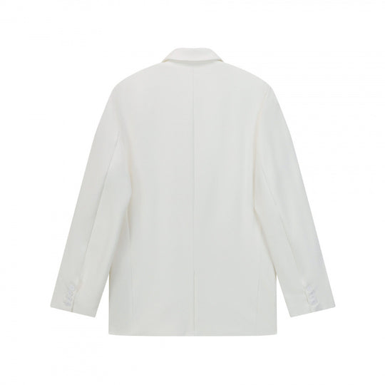 Unisex Kastenförmiges Oversize-Sakko mit Reverskragen und Pattentaschen Shop Nory