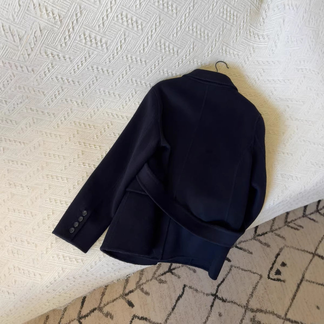 Damen Elegante doppeltbreasted Jacke Shop Nory