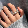Damenring mit elegantem Perlendesign Shop Nory