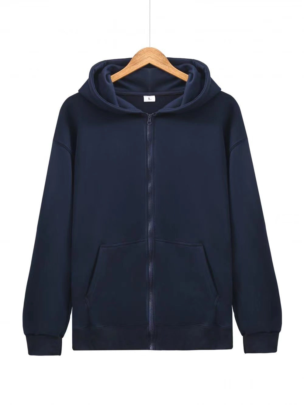 Unisex nan leichter Reißverschluss-Hoodie mit innen angerautem French-Terry, flachen Nähten und Kängurutaschen Shop Nory
