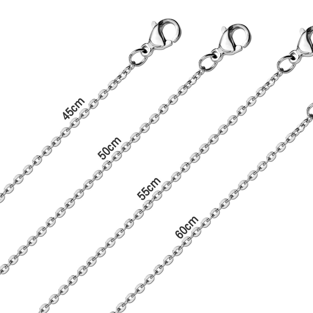 Damen mehrlagige Edelstahl-Halskette mit elegantem Goldüberzug Shop Nory