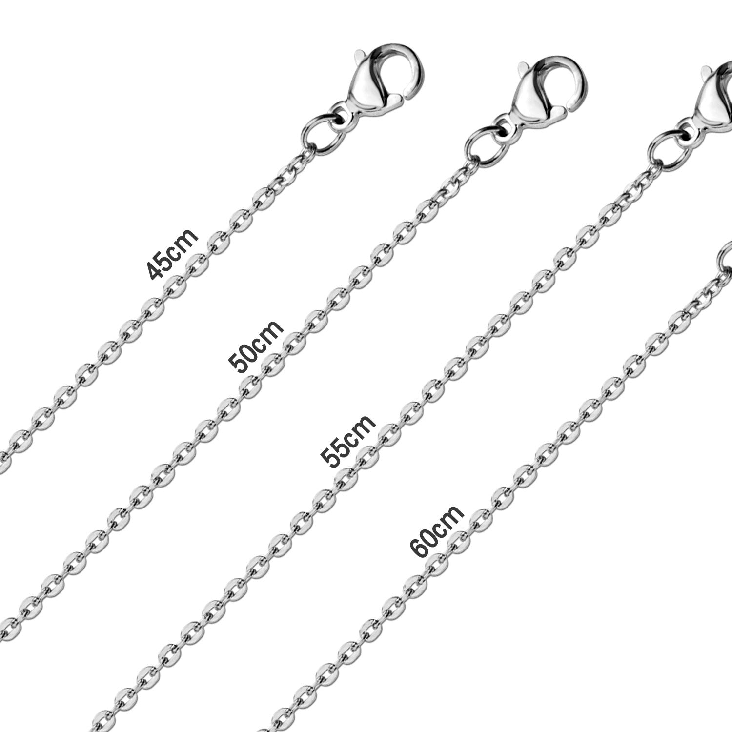 Damen mehrlagige Edelstahl-Halskette mit elegantem Goldüberzug Shop Nory