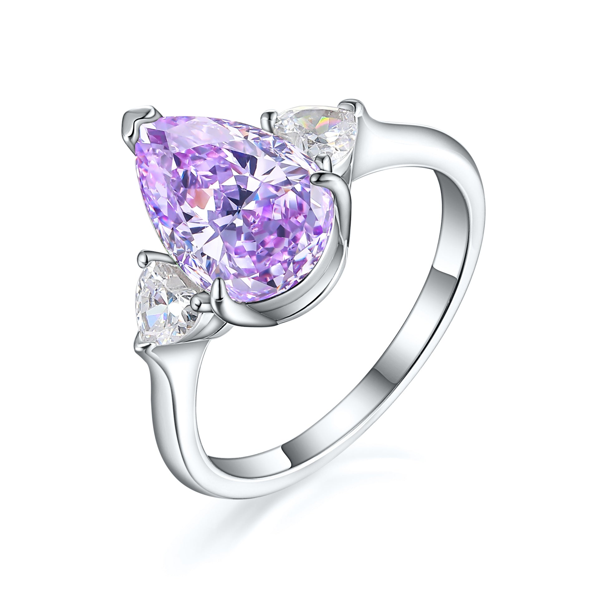 Damen Verlobungsring mit luxuriösem Zirkonia-Halo und filigranem Design Shop Nory