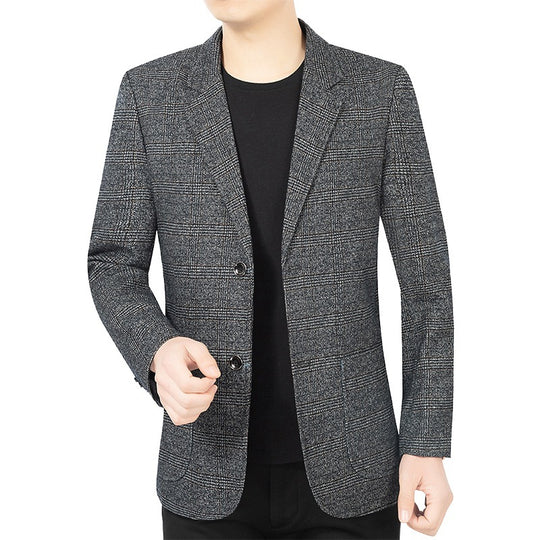 Herren Business-Casual Sakko mit Glencheck und leichtem Stretch Shop Nory