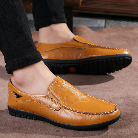 Herren Elegante und komfortable Mokassins aus weichem Leder