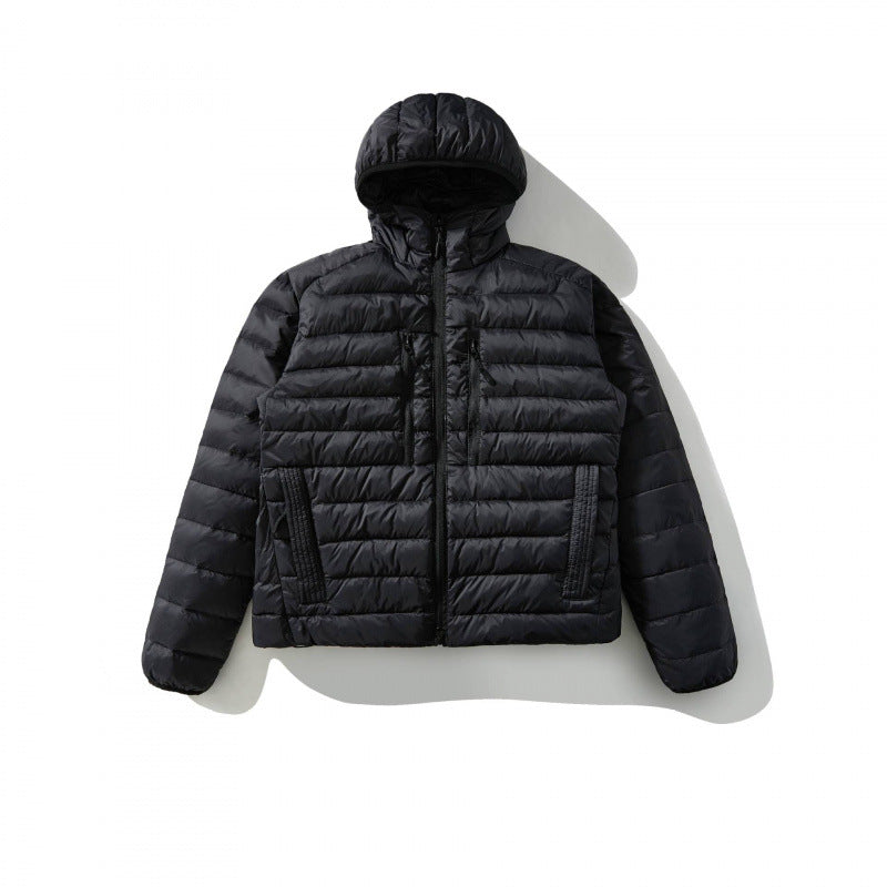 Damen Ultraleichte Steppjacke mit Kapuze, Daunenoptik und winddichter Außenhülle Shop Nory