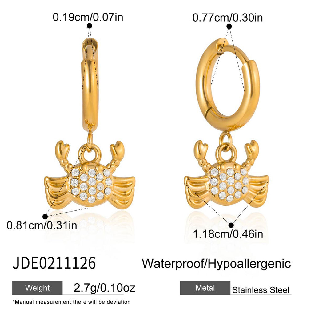Damen Halskette mit charmantem Seepferdchen-Anhänger aus hypoallergenem Edelstahl Shop Nory