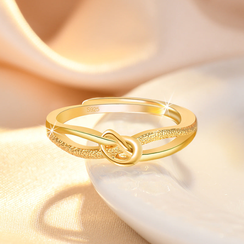 Damen Zierlicher Ring mit kunstvollem Knoten-Design Shop Nory