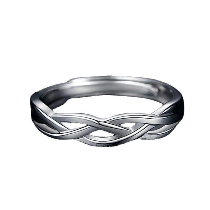 Damen Infinity-Ring aus hochwertigem Edelstahl Shop Nory