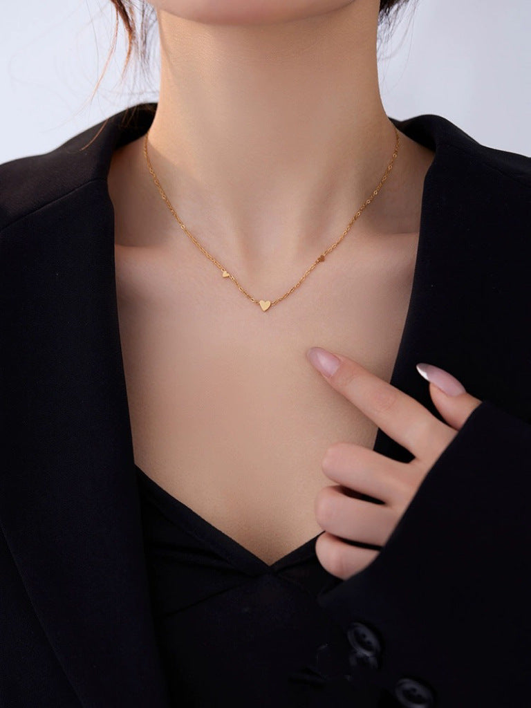 Damen Herzmotiv Liebe Kette Halskette Shop Nory