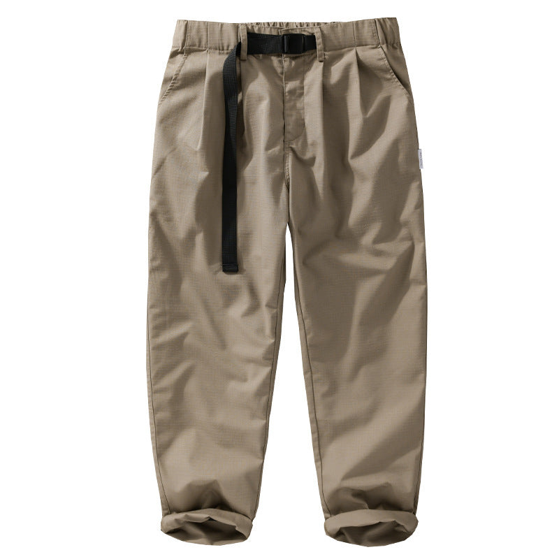 Herren Locker geschnittene Bundfalten-Hose mit Kordelzug und weitem Bein Shop Nory