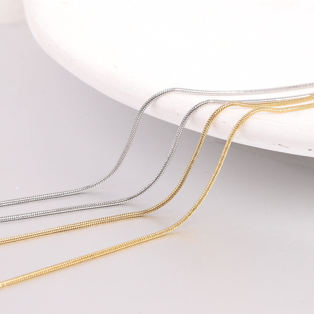 Damen Elegante Kette mit tropfenförmigem Anhänger aus hochwertigem Edelstahl Shop Nory