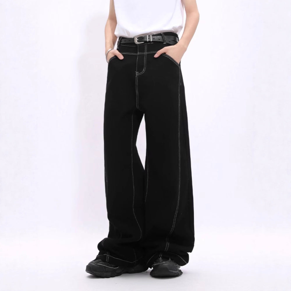 Damen Modische Weite Jeans Shop Nory