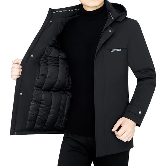 Herren Wasserabweisender Funktions-Mantel mit abnehmbarer Stepp-Innenjacke Shop Nory