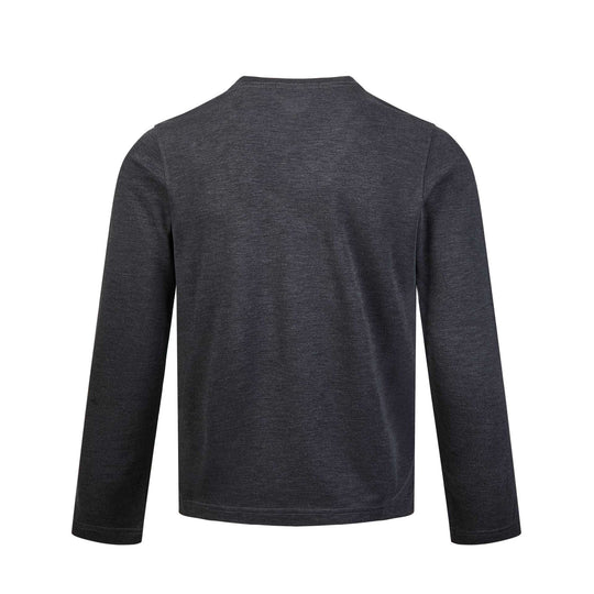Herren Langärmeliges Feinstrick-Sweatshirt mit Rundhals und dezenter Nahtführung Shop Nory