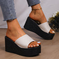 Damen Wedge-Pantoletten mit elegantem Schnitt und komfortabler Sohle